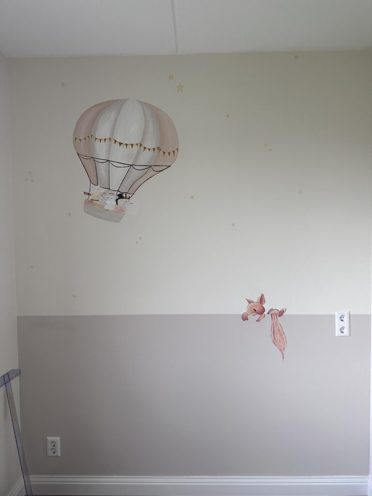 Schildering kinderkamer dieren