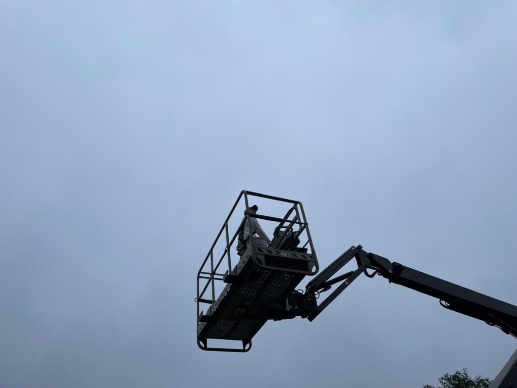 Hoogwerker werkzaamheden